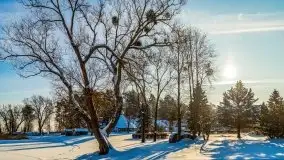 Zima w porcie AZS, jezioro Niegocin, 2021 r. - zdjęcie 15