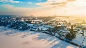 Zimowe Wydminy przed zachodem słońca, styczeń 2021 r. - zdjęcie 65