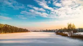 Zimowe Wydminy przed zachodem słońca, styczeń 2021 r. - zdjęcie 18