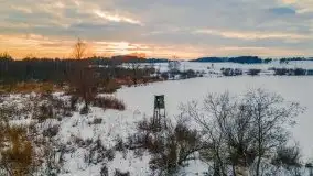 Zachód słońca w okolicach zimowych Kruklanek - zdjęcie 35