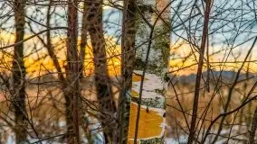 Zachód słońca w okolicach zimowych Kruklanek - zdjęcie 20