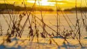 Zachód słońca w okolicach zimowych Kruklanek - zdjęcie 75