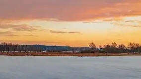 Zachód słońca w okolicach zimowych Kruklanek - zdjęcie 79