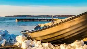 Port Ognisty Ptak w zimowej scenerii, 01.2021 r. - zdjęcie 3