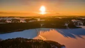 Zachód słońca w okolicach Starych Juch, 02.2021 - zdjęcie 50