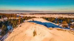 Zachód słońca w okolicach Starych Juch, 02.2021 - zdjęcie 14