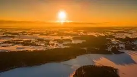 Zachód słońca w okolicach Starych Juch, 02.2021 - zdjęcie 61