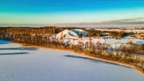 Zachód słońca w okolicach Starych Juch, 02.2021 - zdjęcie 8