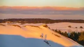 Zachód słońca w okolicach Starych Juch, 02.2021 - zdjęcie 49