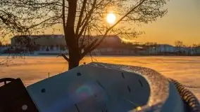 Zimowe Mikołajki skąpane w zachodzącym słońcu, 02.2021 - zdjęcie 24