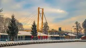 Wschód słońca w Giżycku w zimowej oprawie, 02.2021 - zdjęcie 39