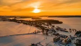 Zachód słońca Pierkunowo i okolice, luty 2021 - zdjęcie 44