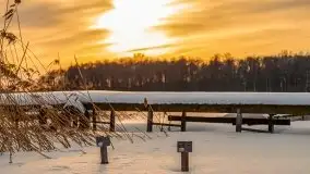 Zachód słońca Pierkunowo i okolice, luty 2021 - zdjęcie 18