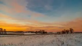 Zachód słońca Pierkunowo i okolice, luty 2021 - zdjęcie 83