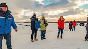 Fotorelacja z rzeźbienia w lodzie w Giżycku - zdjęcie 69