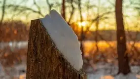 Zachód słońca nad jeziorem Siercze, luty 2021  - zdjęcie 22