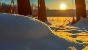 Zachód słońca nad jeziorem Siercze, luty 2021  - zdjęcie 9