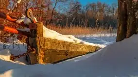 Zachód słońca nad jeziorem Siercze, luty 2021  - zdjęcie 7