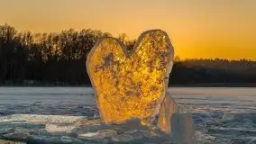 Zachód słońca nad jeziorem Siercze, luty 2021  - zdjęcie 52