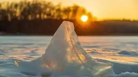 Zachód słońca nad jeziorem Siercze, luty 2021  - zdjęcie 49