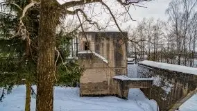 Śluza w Leśniewie Górnym w zimowej szacie, luty 2021 - zdjęcie 17