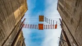 Śluza w Leśniewie Górnym w zimowej szacie, luty 2021 - zdjęcie 40