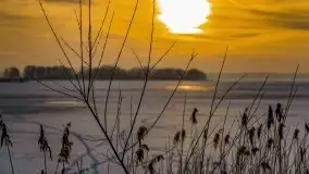 Zachód słońca nad jeziorem Niegocin, luty 2021 - zdjęcie 63