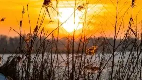 Zachód słońca nad jeziorem Niegocin, luty 2021 - zdjęcie 36