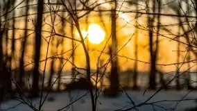 Zachód słońca nad jeziorem Kruklin, luty 2021 - zdjęcie 31