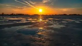 Zachód słońca nad jeziorem Kruklin, luty 2021 - zdjęcie 17