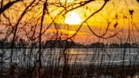 Zachód słońca nad jeziorem Kruklin, luty 2021 - zdjęcie 29