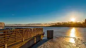 Zimowy wieczór i zachód słońca w Rynie, luty 2021 - zdjęcie 43