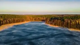 Marcowy zachód słońca nad jeziorem Dejguny - zdjęcie 31