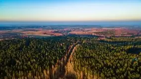 Marcowy zachód słońca nad jeziorem Dejguny - zdjęcie 17