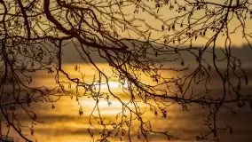 Marcowy zachód słońca nad jeziorem Dejguny - zdjęcie 11