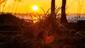 Marcowy zachód słońca nad jeziorem Dejguny - zdjęcie 30