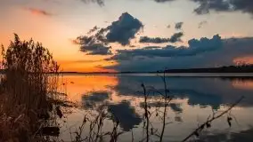 Jeszcze więcej magii Mazur - zachód nad jeziorem Święcajty - zdjęcie 1