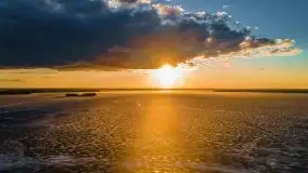 Efekt halo - zachód słońca nad jeziorem Dargin - zdjęcie 5