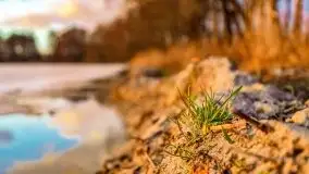 Efekt halo - zachód słońca nad jeziorem Dargin - zdjęcie 36