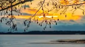 Ostatni zimowy zachód słońca, jezioro Niegocin 03.2021 - zdjęcie 10