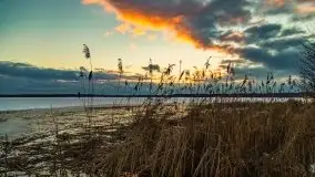 Ostatni zimowy zachód słońca, jezioro Niegocin 03.2021 - zdjęcie 8