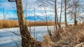 Przedwiosenny zachód słońca w porcie Kal, jezioro Mamry - zdjęcie 4