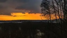 Kwietniowy deszczowy zachód słońca nad jeziorem Kruklin - zdjęcie 31