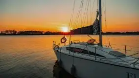 Majowy zachód słońca w porcie Trygort - zdjęcie 2