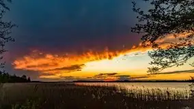 Zachód słońca nad jeziorem Święcajty, maj 2021 - zdjęcie 32