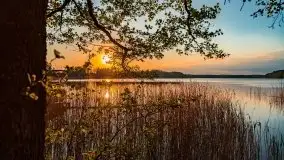 Zachód nad jeziorem Ryńskim, zatoka Mrówcza - zdjęcie 3