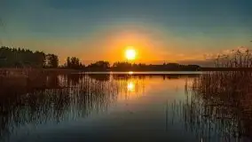 Zachód nad jeziorem Ryńskim, zatoka Mrówcza - zdjęcie 5