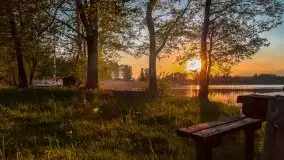 Zachód nad jeziorem Ryńskim, zatoka Mrówcza - zdjęcie 7