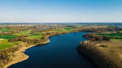 Niepołączone jeziora przy pętli mazurskiej