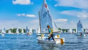 Regaty o Puchar Trzech Ryb w klasie Optimist - fotorelacja - zdjęcie 1